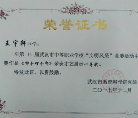 中专证书图片